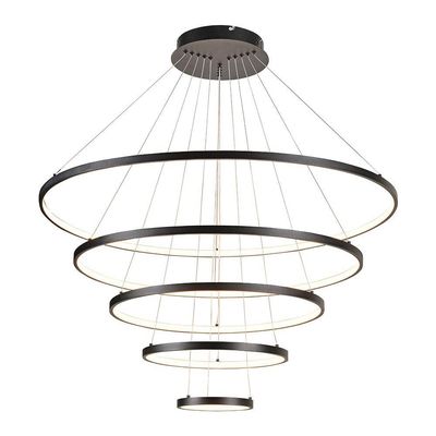 Lustre Pendente Sindora Qd05454 Preto Led Bivolt