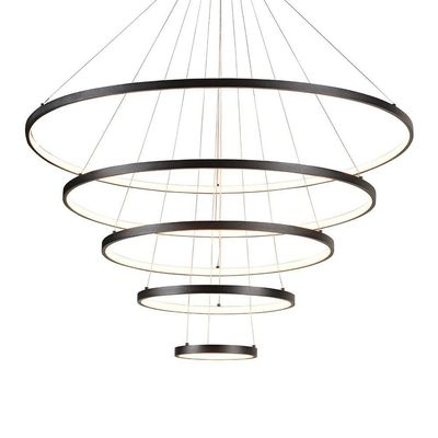 Lustre Pendente Sindora Qd05454 Preto Led Bivolt