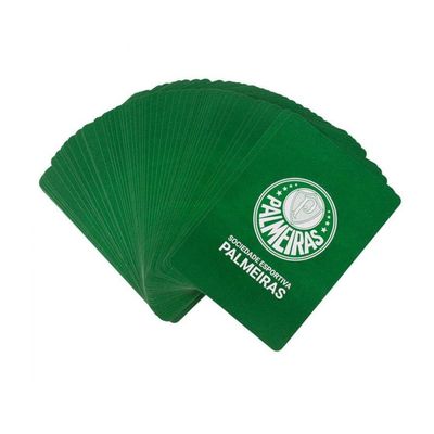 Jogo Com 2 Baralhos Palmeiras Plástico Oficial