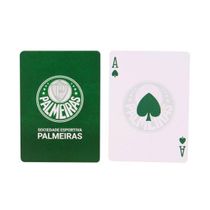 Jogo Com 2 Baralhos Palmeiras Plástico Oficial