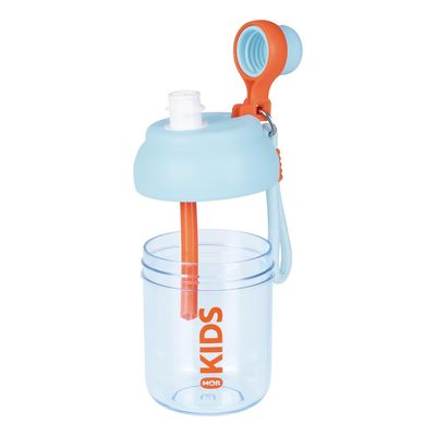 Garrafa Kids Alça Azul 500ml