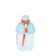 Garrafa Kids Alça Azul 500ml