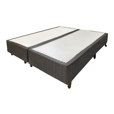 Base para Cama Box Queen New Tecnopedic Bipartido 158x198 Castor Cinza