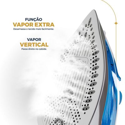 Ferro de Passar a Vapor Britânia 320ml Base em Cerâmica BFV70 127V