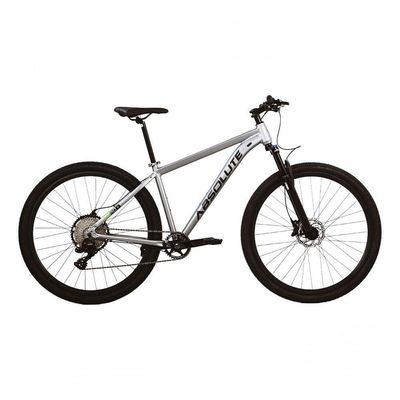 Bicicleta Aro 29 Absolute Nero 5 12v Garfo Trava No Guidão Freios Hidráulicos Cinza Tam 19