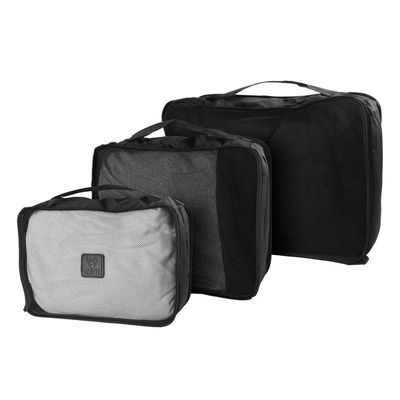 Kit Organizador De Mala Para Viagem Preto 6 Peças Quati Travel Qko 06