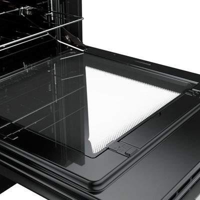 Fogão 4 Bocas Decorato Vetro Com Mesa De Vidro Preto Fosco Bivolt
