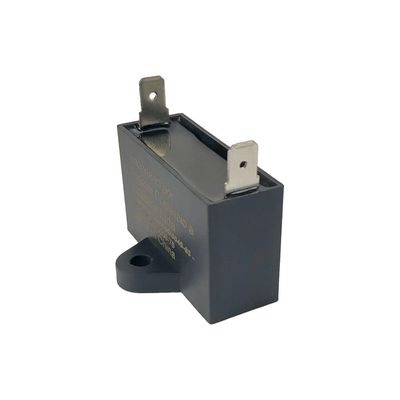 Capacitor Permanente Caixa Preto 4 Uf 450v Quadrado