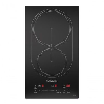 Cooktop Por Indução 2 Bocas Mondial Preto 3500W CTI-02 220V