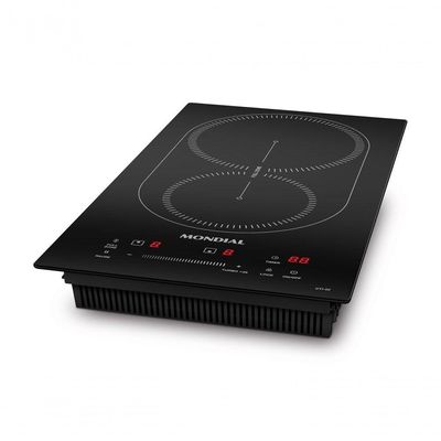 Cooktop Por Indução 2 Bocas Mondial Preto 3500W CTI-02 220V