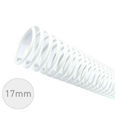 Espiral para Encadernação Branco 17mm 100 Folhas 100 und