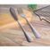 Garfo e Faca Talheres para Peixe Aço Inox Prata 10pares