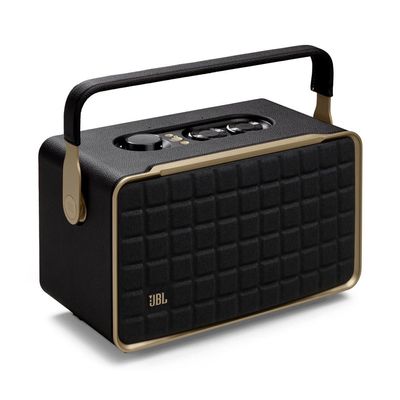 Caixa de Som Portátil JBL Authentics 300 com Alça, Bluetooth e Wi-Fi 100W RMS Preto / Bivolt