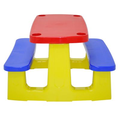 Mesa Picnic Infantil Tramontina Colorida em Polipropileno