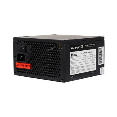Fonte P/ PC ATX Fortrek  Black Hawk Plus 500 Watts - FT0084