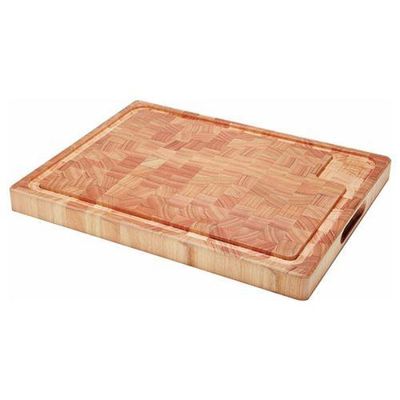 Tabua para Churrasco Tramontina Retangular em Madeira Invertida Teca com Acabamento Envernizado 50 x 38 cm