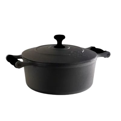 Caçarola Ferro Alça Silicone Preto Libaneza 3,2 lts 22cm