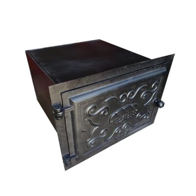 Forno Frente Alumínio Fundido 3mm Grande Fechado 50x47x33cm