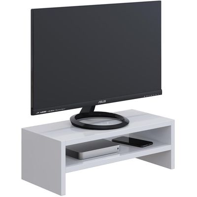 Suporte Para Monitor Stand Home Office Lap 63 Cm L03 Branco - Lyam