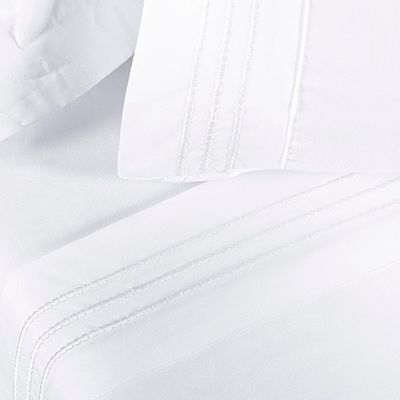 Jogo de Cama Allegra King 04 Peças - Branco Neve