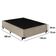 Cama Box Casal Suede Sereneprime Bege 138x188x40