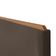 Cabeceira Cama Box King 1,93m Estofada Detalhe Em Madeira Java Veludo Marrom