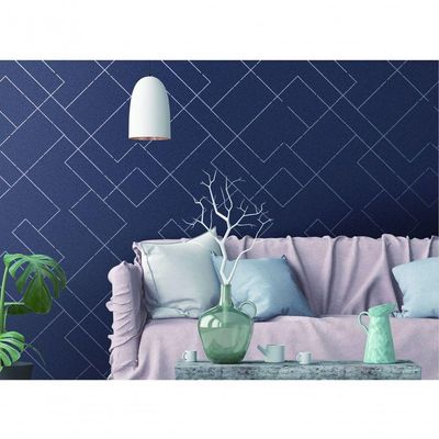 Papel De Parede Modern Maison Linhas Geométricas Mm558605 - Rolo 10m X 0,52m