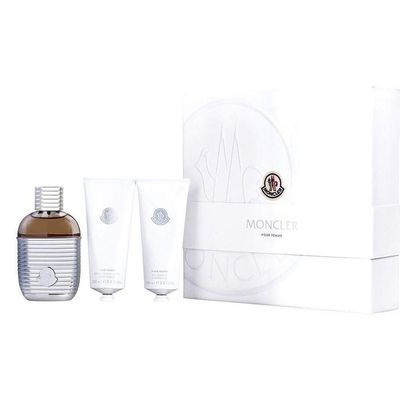 Perfume Feminino Moncler Pour Femme Edp Spray 100 Ml&creme Corporal Gel Banho