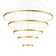 Lustre Pendente Sindora Qd05453 Dourado Led Bivolt