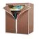Guarda Roupa Arara Armario Multifuncional Dobravel Organizador Marrom