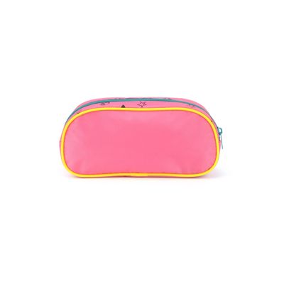 Estojo Escolar Infantil Simples Barbie Luxcel EI38194BB Pink Rosa