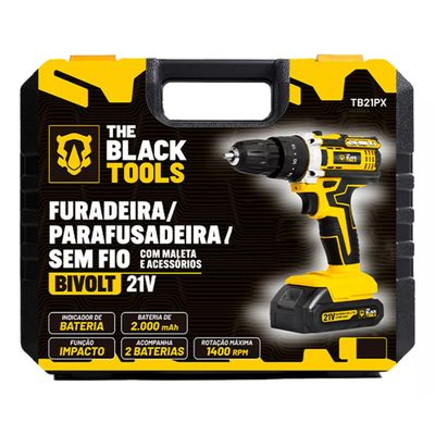 Parafusadeira Furadeira De Impacto Profissional 21v Modelo TB21PX