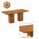 Mesa De Jantar Eloise 180cm Tampo MDF Com 6 Cadeira Moderna Veludo Marrom Naturalle