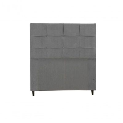 Cabeceira Casal 144 Cm New Hylux Chumbo Para Cama Box Estofada -