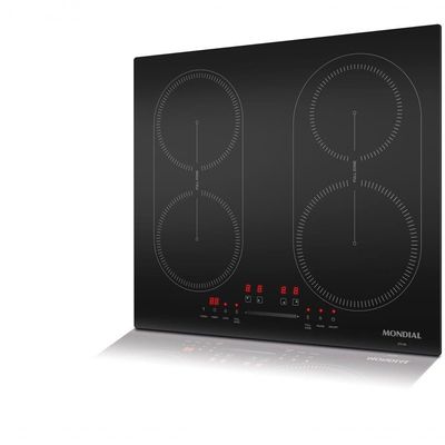 Cooktop Por Indução 4 Bocas Mondial Preto 7000W CTI-03 220V