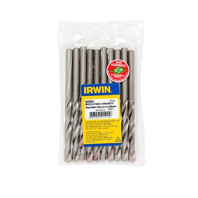 Broca Videa Irwin E 6,50Mm 1/4"-905 c/10pcs