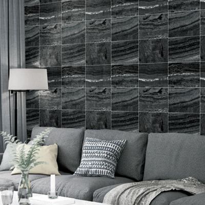Papel De Parede Essencial Pedra Cinza E Prata Ess1026