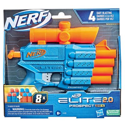 Lançador De Dardos Nerf PROSPECT QS4 Elite 2.0 - Hasbro