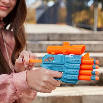 Lançador De Dardos Nerf PROSPECT QS4 Elite 2.0 - Hasbro