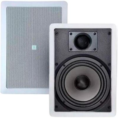Arandela 6" Jbl 6w21rt 25w Rms Retangular Branca - Par - 2