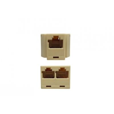 Duplicador Rj45 1 X 2 Saídas Só Funciona 1 De Cada Vez
