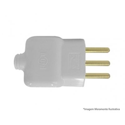 Pino Prensa Cabo Ilumi 2P+T Cz 10A 250V 14050Pct c/10pcs