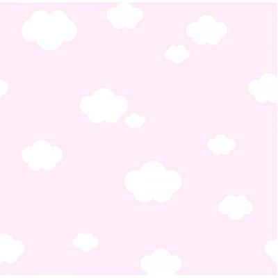 Papel de Parede Treboli Rosa Nuvens 5872 - Rolo: 10m x 0,53m