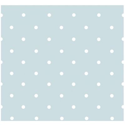 Papel de Parede Treboli Poá Azul 5653 - Rolo: 10m x 0,53m