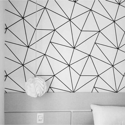 Papel De Parede Famous Scene Linhas Geométricas Fsl099 - Rolo 10m X 0,53m