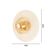 Arandela Sindora Qb05144 Led Dourada Bivolt