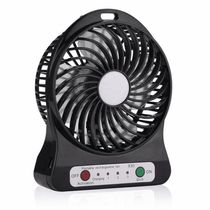 Mini Ventilador Portátil Bateria Recarregável 3 Velocidades Cores P C/Bateria
