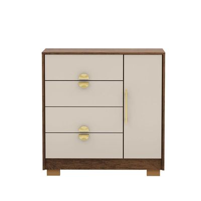 Cômoda Sapateira 4 Gavetas Paraguai Imbuia Fendi