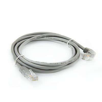 Cabo de Rede Cat5e Plug 90° Graus para Cima - 50 cm