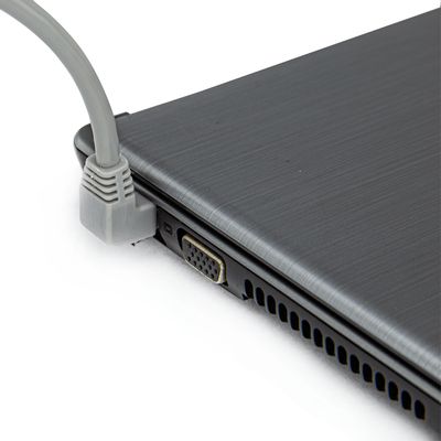 Cabo de Rede Cat5e Plug 90° Graus para Cima - 50 cm